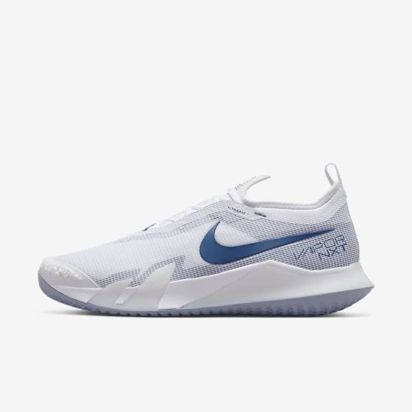 Nike NikeCourt React Vapor NXT Hard-Court Tennisschuhe Herren Weiß Navy | NK920YQT