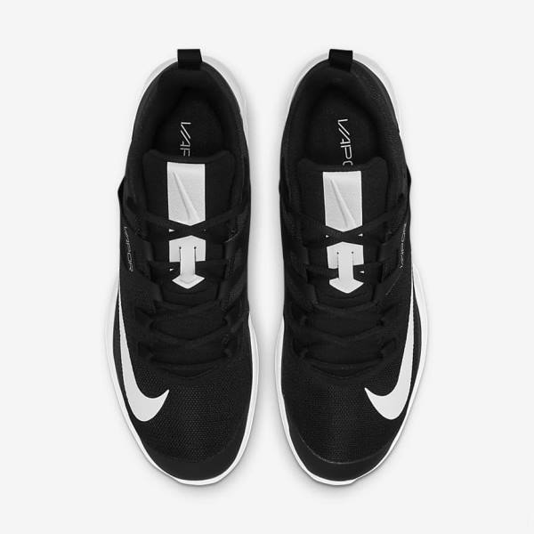 Nike NikeCourt Vapor Lite Hard Court Tennisschuhe Herren Schwarz Weiß | NK354YFN