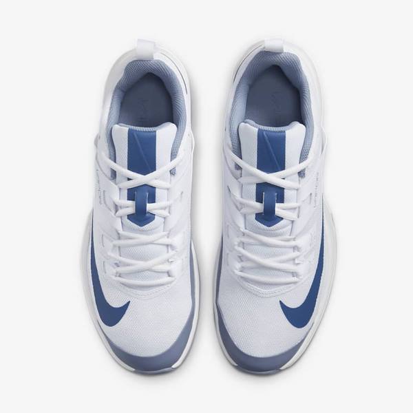 Nike NikeCourt Vapor Lite Hard Court Tennisschuhe Herren Weiß Navy | NK672HWY