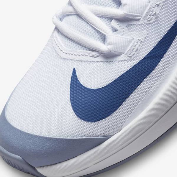 Nike NikeCourt Vapor Lite Hard Court Tennisschuhe Herren Weiß Navy | NK672HWY