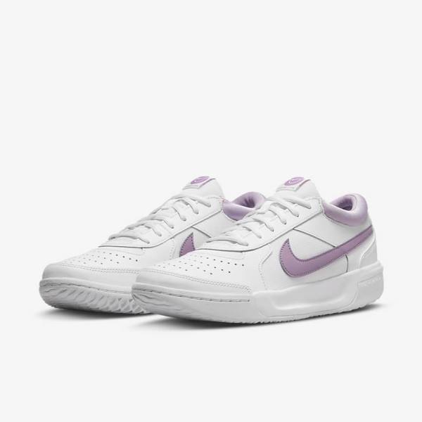 Nike NikeCourt Zoom Lite 3 Tennisschuhe Damen Weiß | NK375FVN