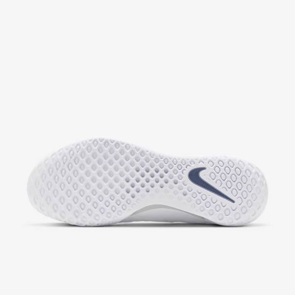 Nike NikeCourt Zoom NXT Hard Court Tennisschuhe Herren Weiß Grau Navy | NK307LIG