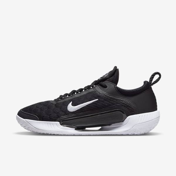 Nike NikeCourt Zoom NXT Hard Court Tennisschuhe Herren Schwarz Weiß | NK432WJR