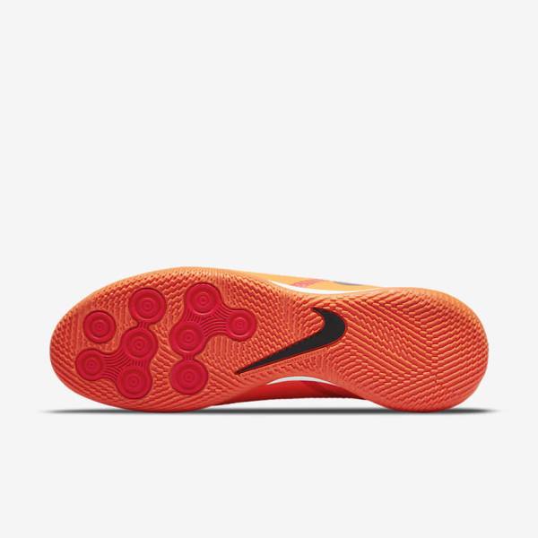 Nike Phantom GT2 Academy Dynamic Fit IC Indoor Court Fußballschuhe Damen Orange Hellrot Schwarz | NK685RAU