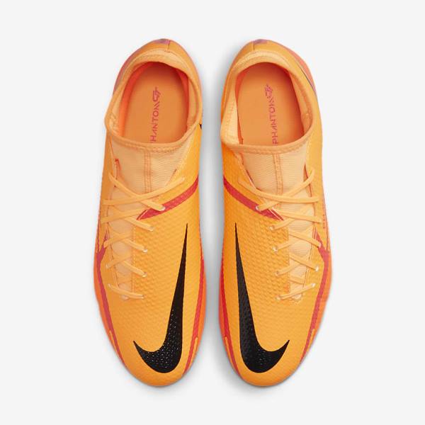 Nike Phantom GT2 Academy Dynamic Fit MG Multi-Ground Fußballschuhe Herren Orange Hellrot Schwarz | NK128PDW