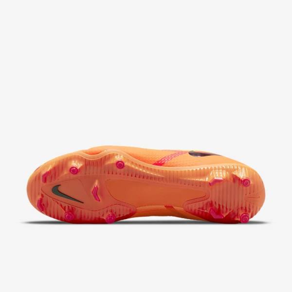 Nike Phantom GT2 Academy Dynamic Fit MG Multi-Ground Fußballschuhe Damen Orange Hellrot Schwarz | NK750AWE