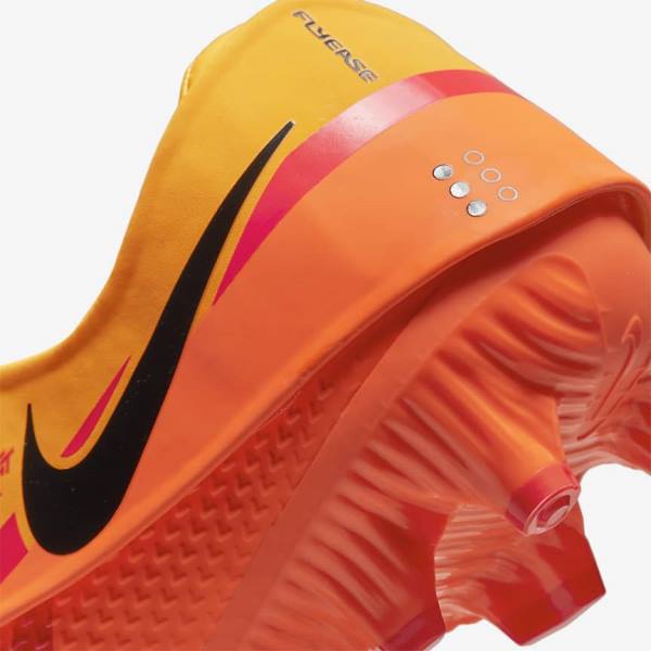 Nike Phantom GT2 Academy FlyEase MG Multi-Grounds Fußballschuhe Damen Orange Hellrot Schwarz | NK564IUC