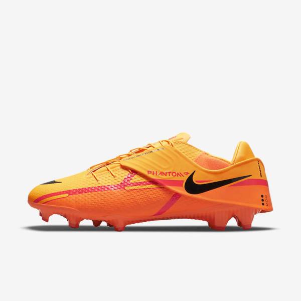 Nike Phantom GT2 Academy FlyEase MG Multi-Grounds Fußballschuhe Herren Orange Hellrot Schwarz | NK735IAO