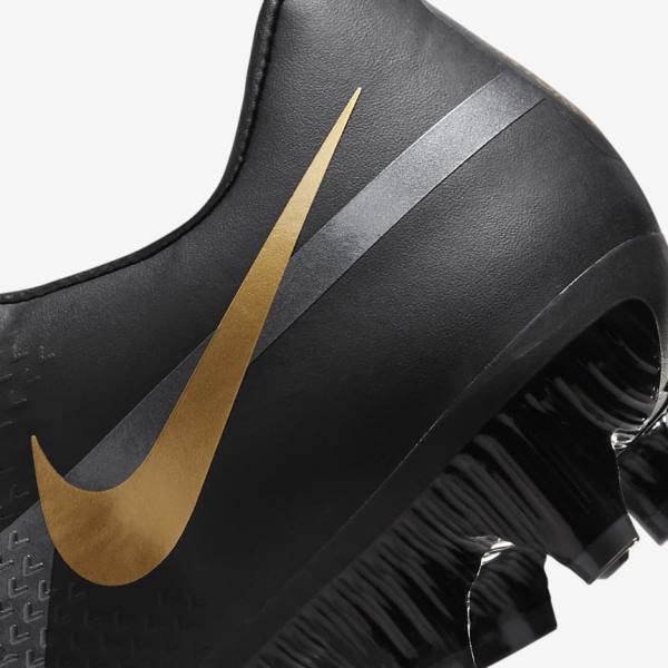 Nike Phantom GT2 Academy MG Multi-Ground Fußballschuhe Herren Schwarz Metal Gold Dunkelgrau Metal Dunkelgrau | NK276DIC