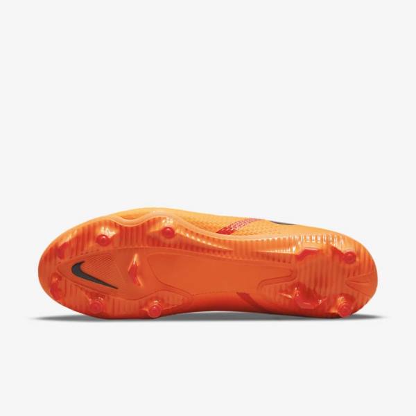 Nike Phantom GT2 Academy MG Multi-Ground Fußballschuhe Damen Orange Hellrot Schwarz | NK702AWZ