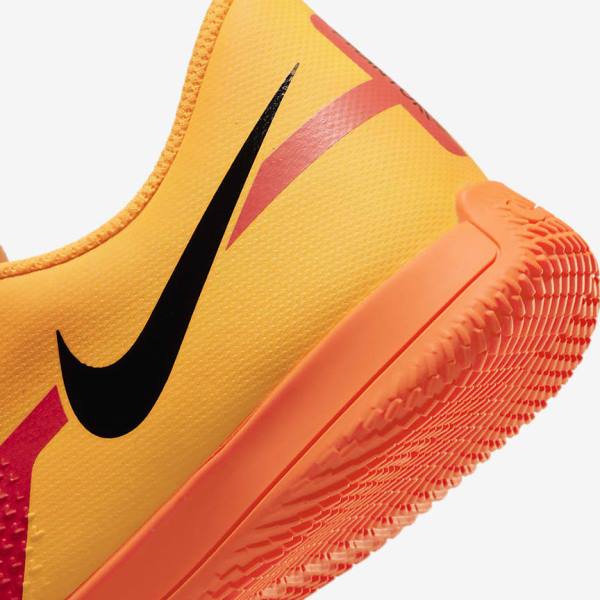 Nike Phantom GT2 Club IC Indoor Court Fußballschuhe Damen Orange Hellrot Schwarz | NK185RGY