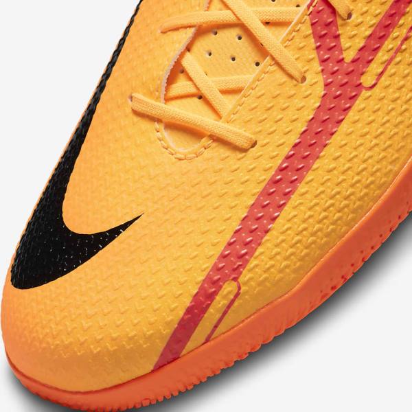 Nike Phantom GT2 Club IC Indoor Court Fußballschuhe Herren Orange Hellrot Schwarz | NK768YGQ