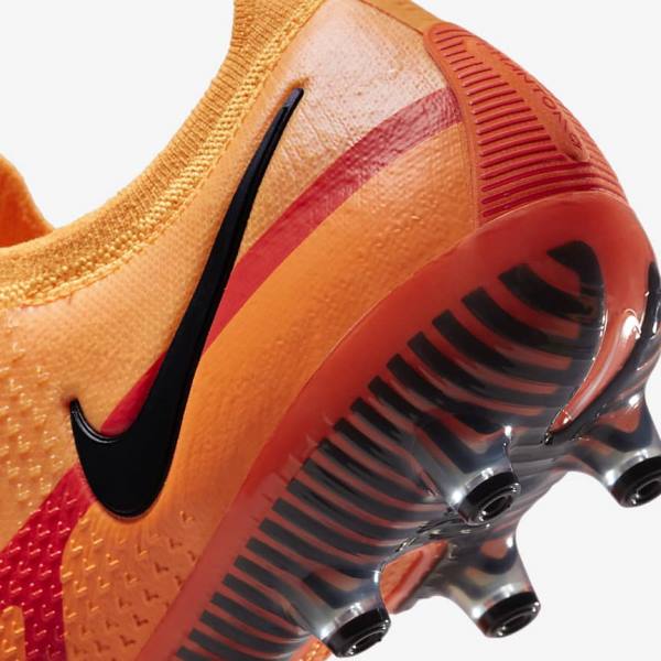 Nike Phantom GT2 Elite AG-Pro Artificial-Grass Fußballschuhe Damen Orange Hellrot Schwarz | NK289QTV