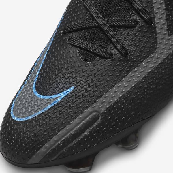 Nike Phantom GT2 Elite FG Firm-Ground Fußballschuhe Damen Schwarz Grau | NK762NKV