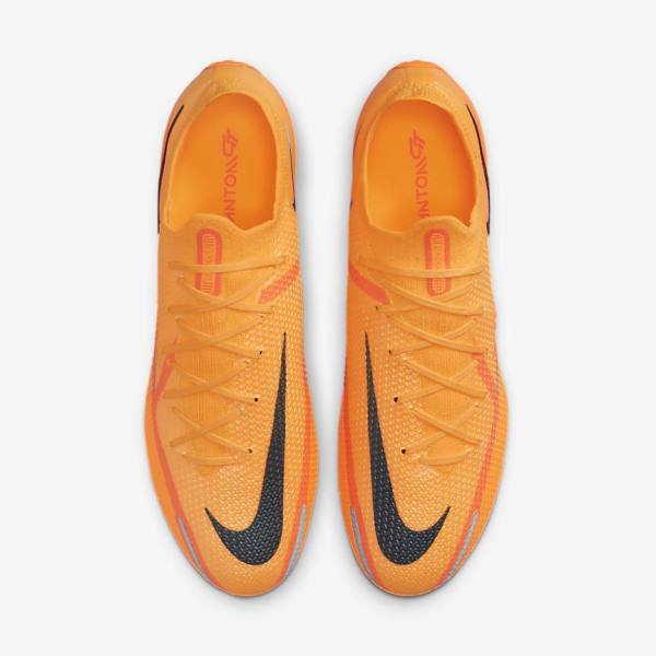 Nike Phantom GT2 Elite SG-Pro AC Soft-Ground Fußballschuhe Damen Orange Hellrot Schwarz | NK185NBU