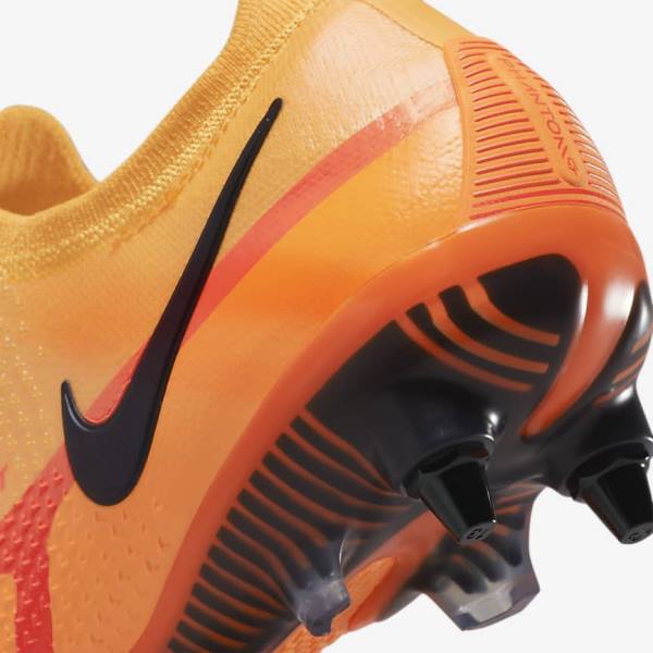 Nike Phantom GT2 Elite SG-Pro AC Soft-Ground Fußballschuhe Damen Orange Hellrot Schwarz | NK185NBU