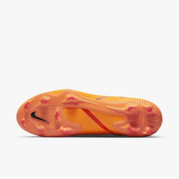 Nike Phantom GT2 Pro Dynamic Fit FG Firm-Ground Fußballschuhe Herren Orange Hellrot Schwarz | NK726XUN