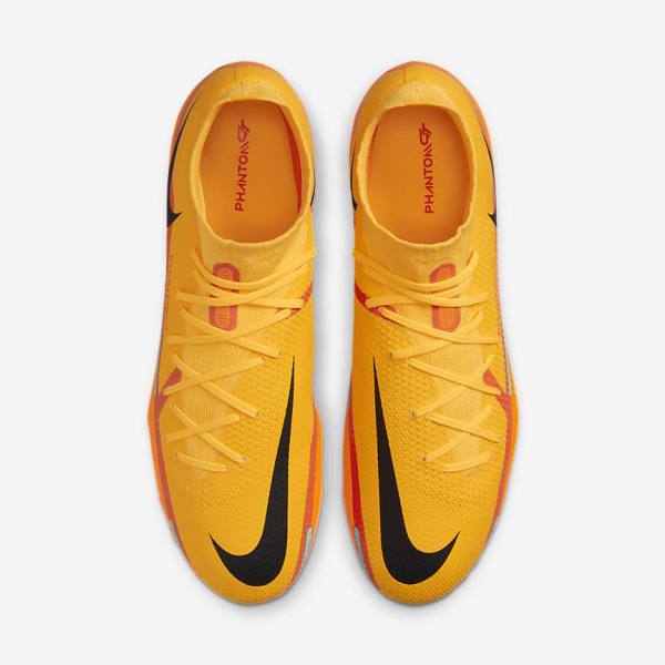 Nike Phantom GT2 Pro Dynamic Fit FG Firm-Ground Fußballschuhe Herren Orange Hellrot Schwarz | NK726XUN