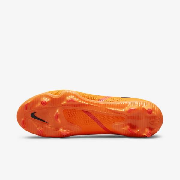 Nike Phantom GT2 Pro FG Firm-Ground Fußballschuhe Damen Orange Hellrot Schwarz | NK136TPU