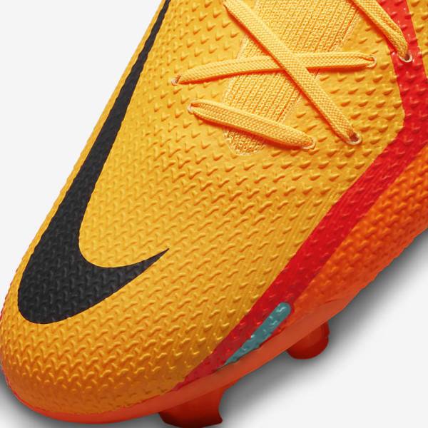 Nike Phantom GT2 Pro FG Firm-Ground Fußballschuhe Damen Orange Hellrot Schwarz | NK136TPU