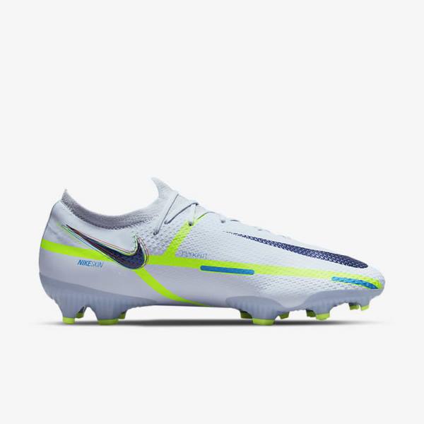 Nike Phantom GT2 Pro FG Firm-Ground Fußballschuhe Damen Grau Hellblau | NK691QDV