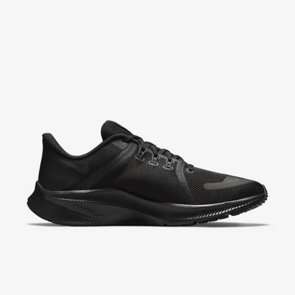 Nike Quest 4 Straßen Laufschuhe Herren Schwarz Dunkelgrau | NK073FLX