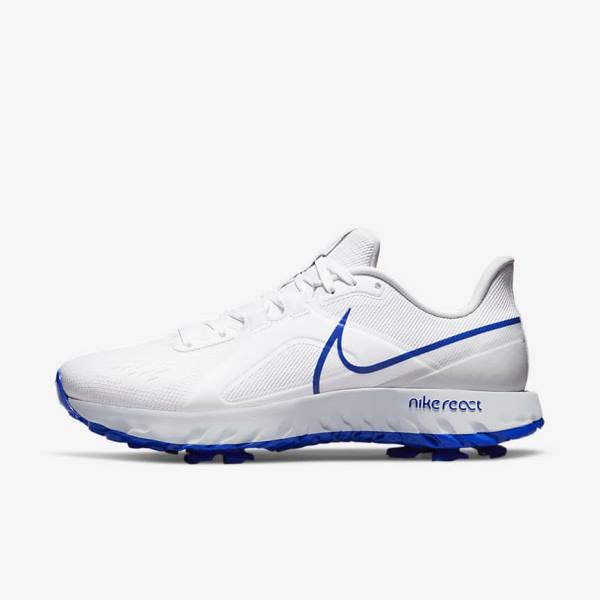 Nike React Infinity Pro Golfschuhe Damen Weiß Platin Blau | NK451MOF