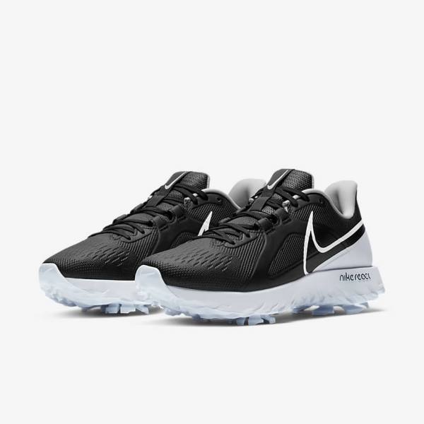 Nike React Infinity Pro Golfschuhe Damen Schwarz Metal Platin Weiß | NK487XYO