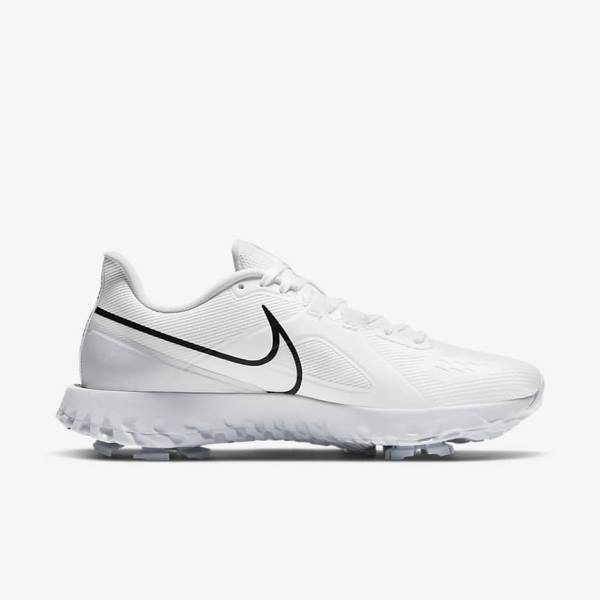 Nike React Infinity Pro Golfschuhe Herren Weiß Metal Platin Schwarz | NK364SZM