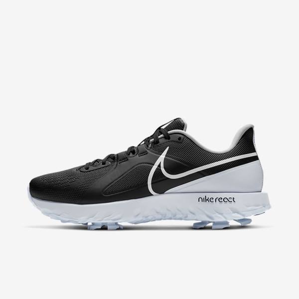 Nike React Infinity Pro Golfschuhe Herren Schwarz Metal Platin Weiß | NK827CDV