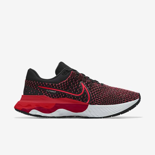 Nike React Infinity Run 3 By You Custom Straßen Laufschuhe Damen Schwarz | NK608NBX