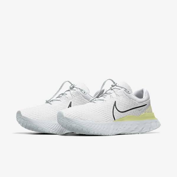 Nike React Infinity Run 3 By You Custom Straßen Laufschuhe Herren Weiß | NK682YTD