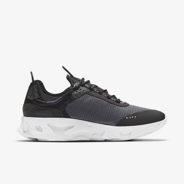 Nike React Live Sneakers Herren Schwarz Dunkelgrau Weiß | NK423PVD