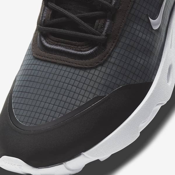 Nike React Live Sneakers Herren Schwarz Dunkelgrau Weiß | NK423PVD