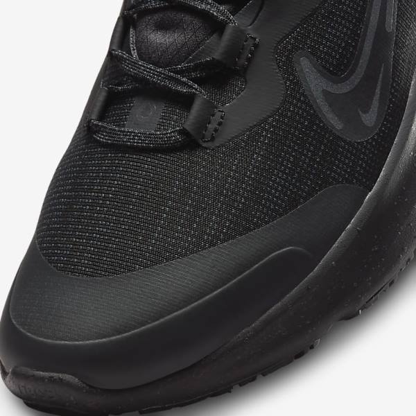 Nike React Miler 2 Shield Weatherised Straßen Laufschuhe Herren Schwarz Dunkelgrau Schwarz | NK963OKX