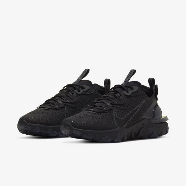 Nike React Vision Sneakers Herren Schwarz Dunkelgrau | NK098WQL