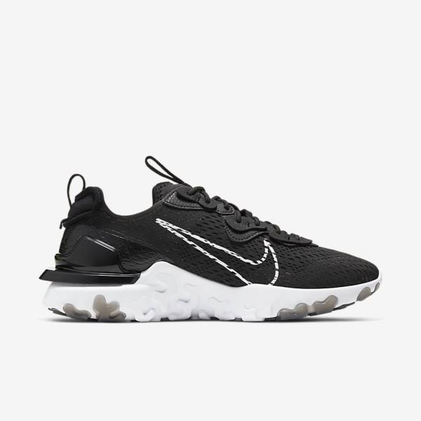 Nike React Vision Sneakers Herren Schwarz Weiß | NK136OSE