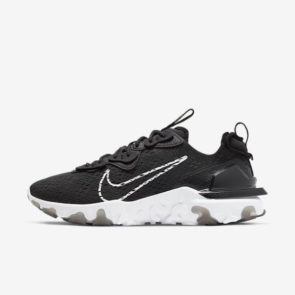 Nike React Vision Sneakers Herren Schwarz Weiß | NK136OSE