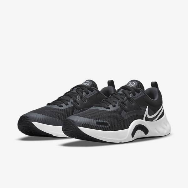 Nike Renew Retaliation TR 3 Sportschuhe Herren Schwarz Dunkelgrau Weiß | NK254RXQ