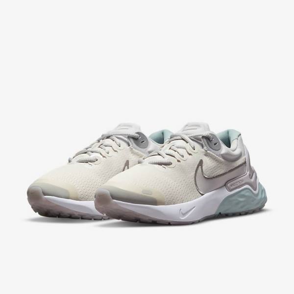 Nike Renew Run 3 Premium Straßen Laufschuhe Damen Metal Grau | NK405VNX