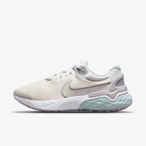 Nike Renew Run 3 Premium Straßen Laufschuhe Damen Metal Grau | NK405VNX