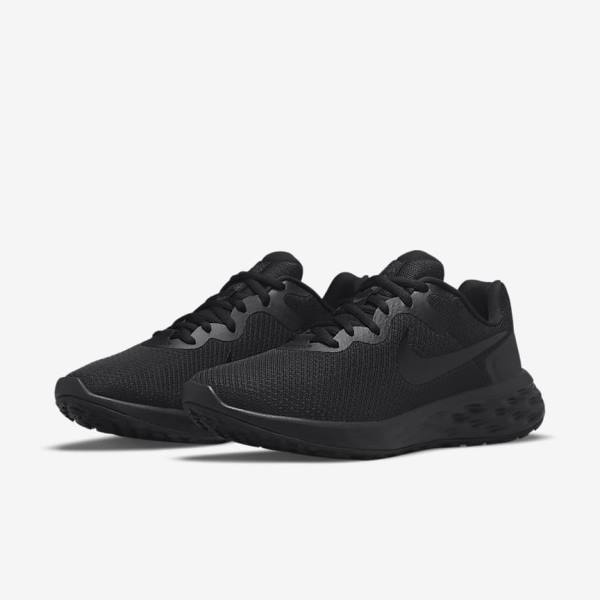 Nike Revolution 6 Next Nature Straßen Laufschuhe Damen Schwarz Dunkelgrau | NK713FQJ