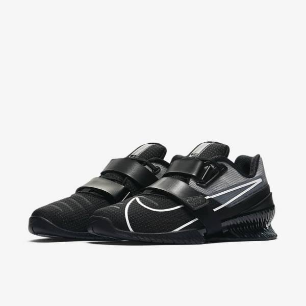 Nike Romaleos 4 Sportschuhe Damen Schwarz Weiß | NK439HNF