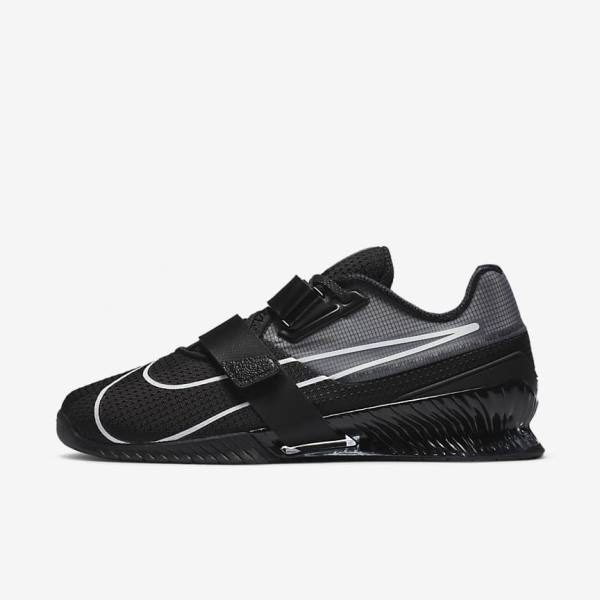 Nike Romaleos 4 Sportschuhe Damen Schwarz Weiß | NK439HNF