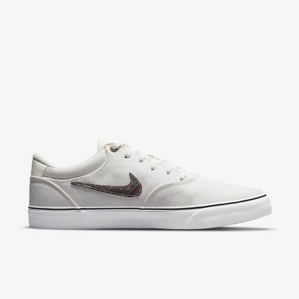 Nike SB Chron 2 Canvas Premium Skate Shoes Damen Grau Grün | NK836SVK