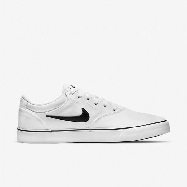 Nike SB Chron 2 Canvas Skate Shoes Damen Weiß Schwarz | NK572KNY