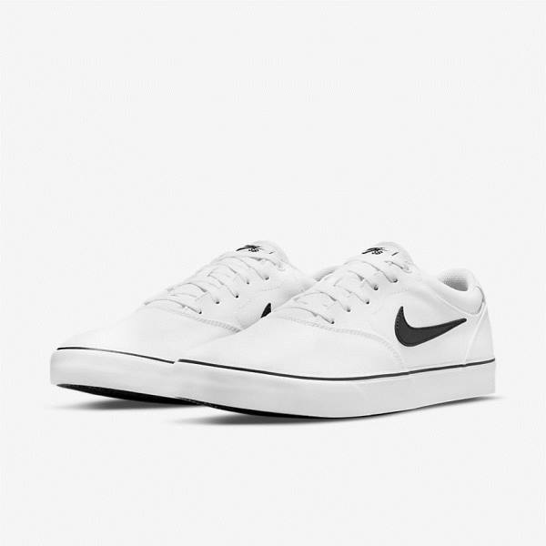 Nike SB Chron 2 Canvas Skate Shoes Damen Weiß Schwarz | NK572KNY