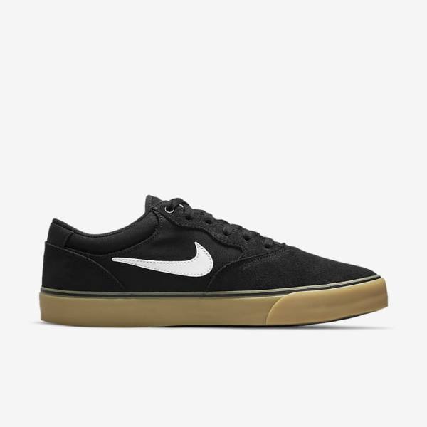 Nike SB Chron 2 Skate Shoes Damen Schwarz Hellbraun Weiß | NK657STL