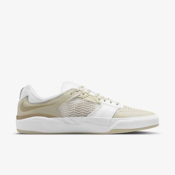 Nike SB Ishod Wair Premium Skate Shoes Herren Hellgrau Weiß Khaki | NK938JPF