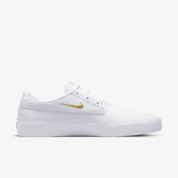 Nike SB Shane PRM Skate Shoes Damen Weiß Metal Gold | NK678CDT